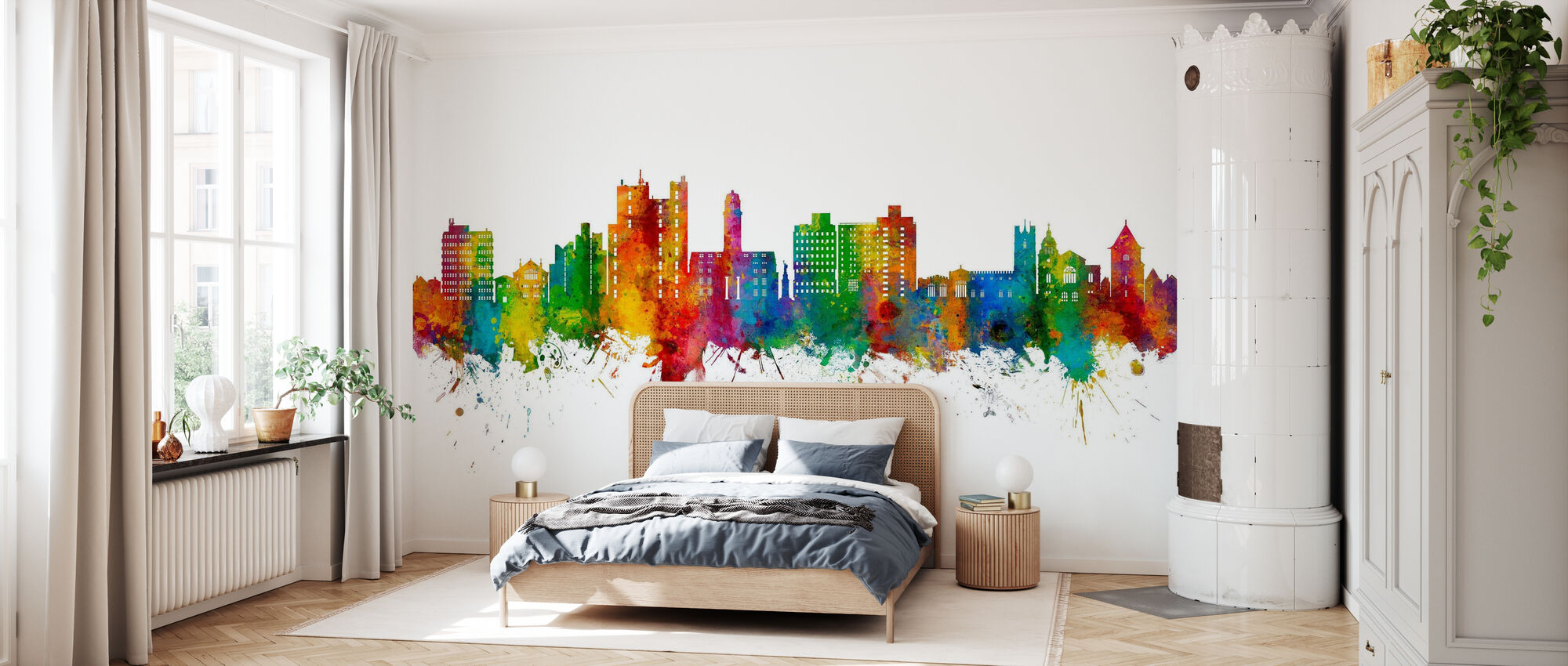 Luton england skyline â remarkable wall mural â