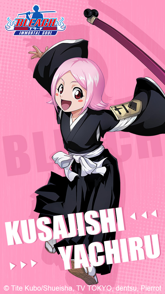 Bleach immortal soul a good day dear substitute soul reapers this friday weve brought you wallpaper from yachiru kusajishi ââ her appearance and actions are that of a child but she