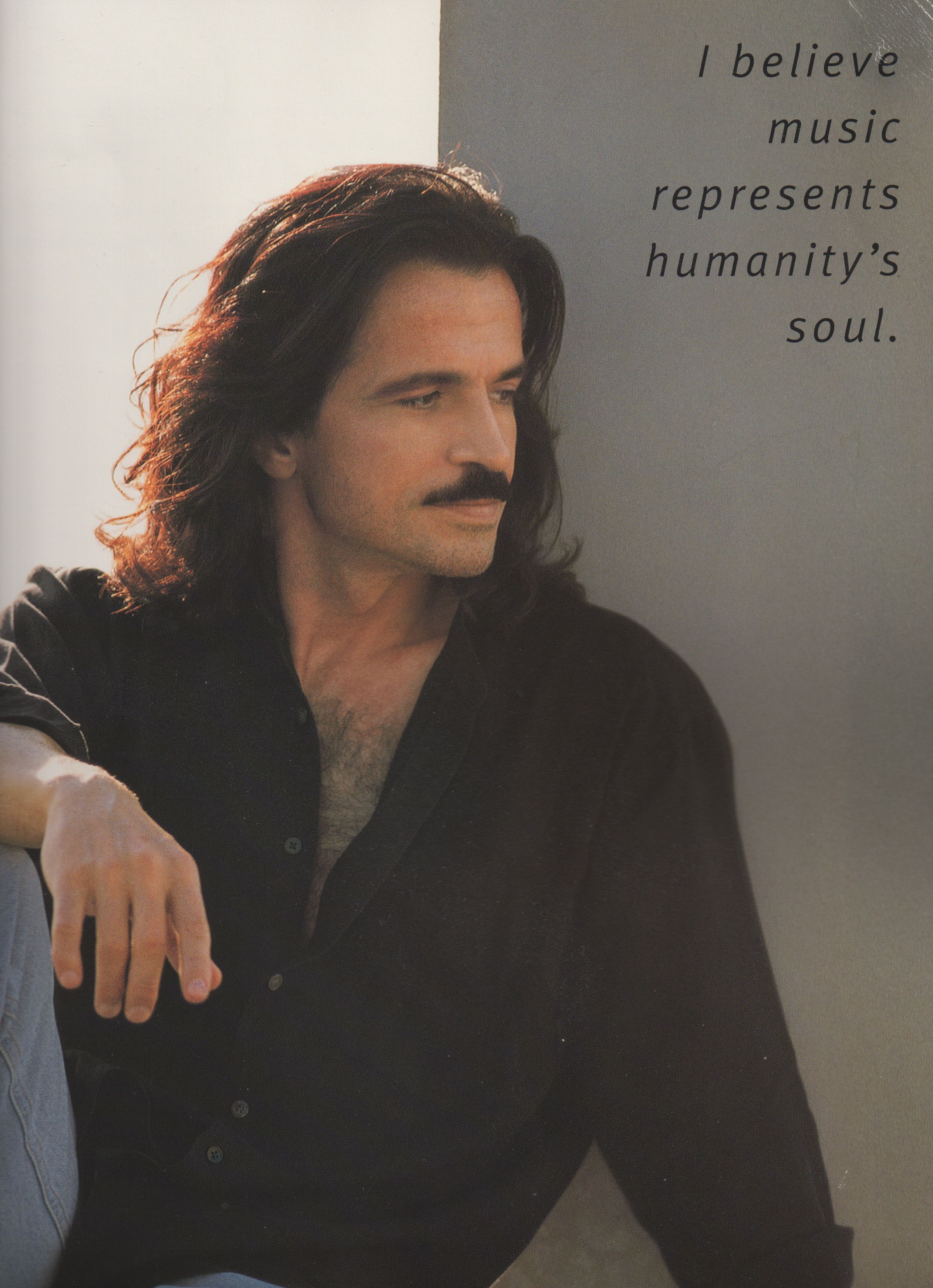 Yanni i believe music represents humanity s soul yanni music yanni concert music legends