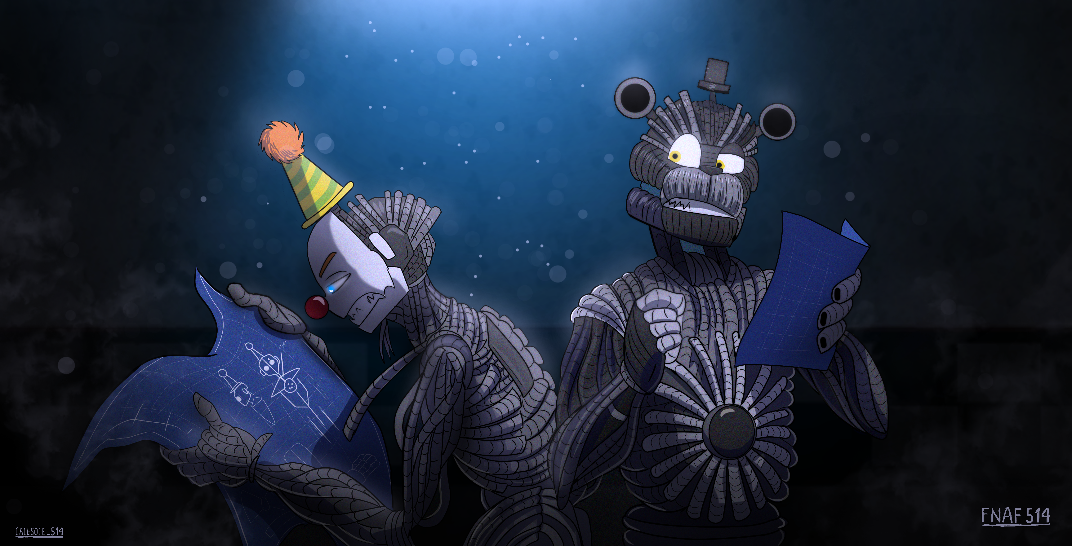 Ennard and yendo fnaf fnaf au