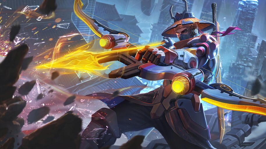 Yi sun shin lone destructor mobile legends skin k wallpaper