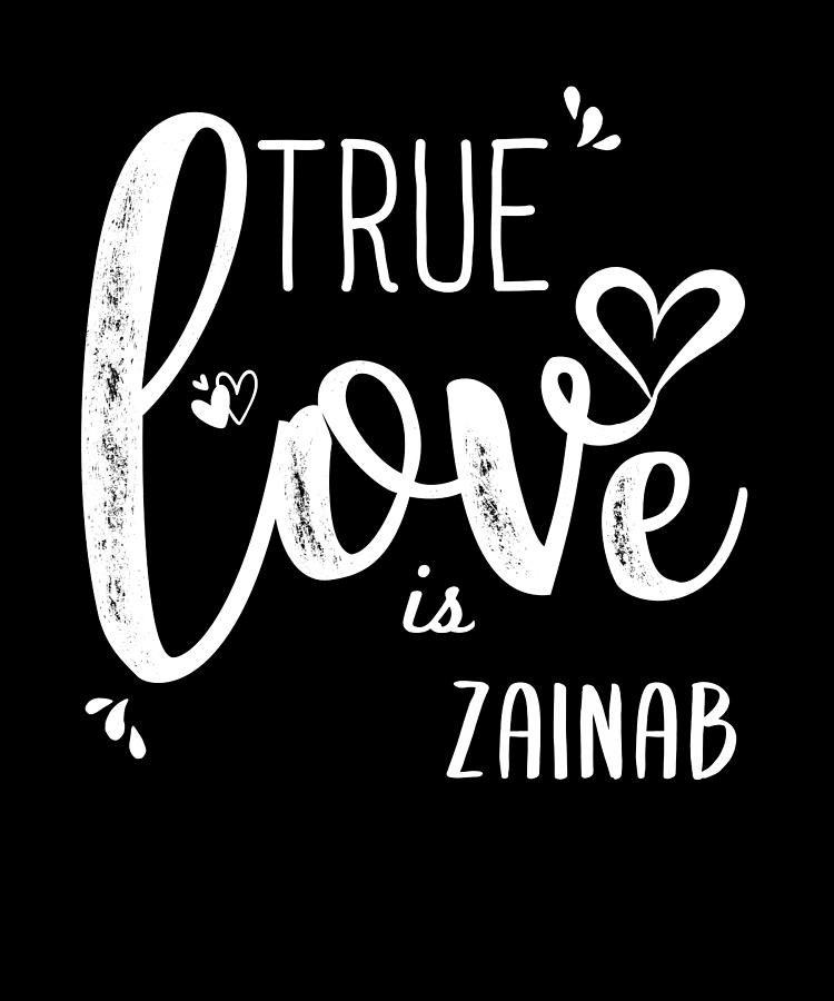 Zainab name true love is zainab digital art by elsayed atta