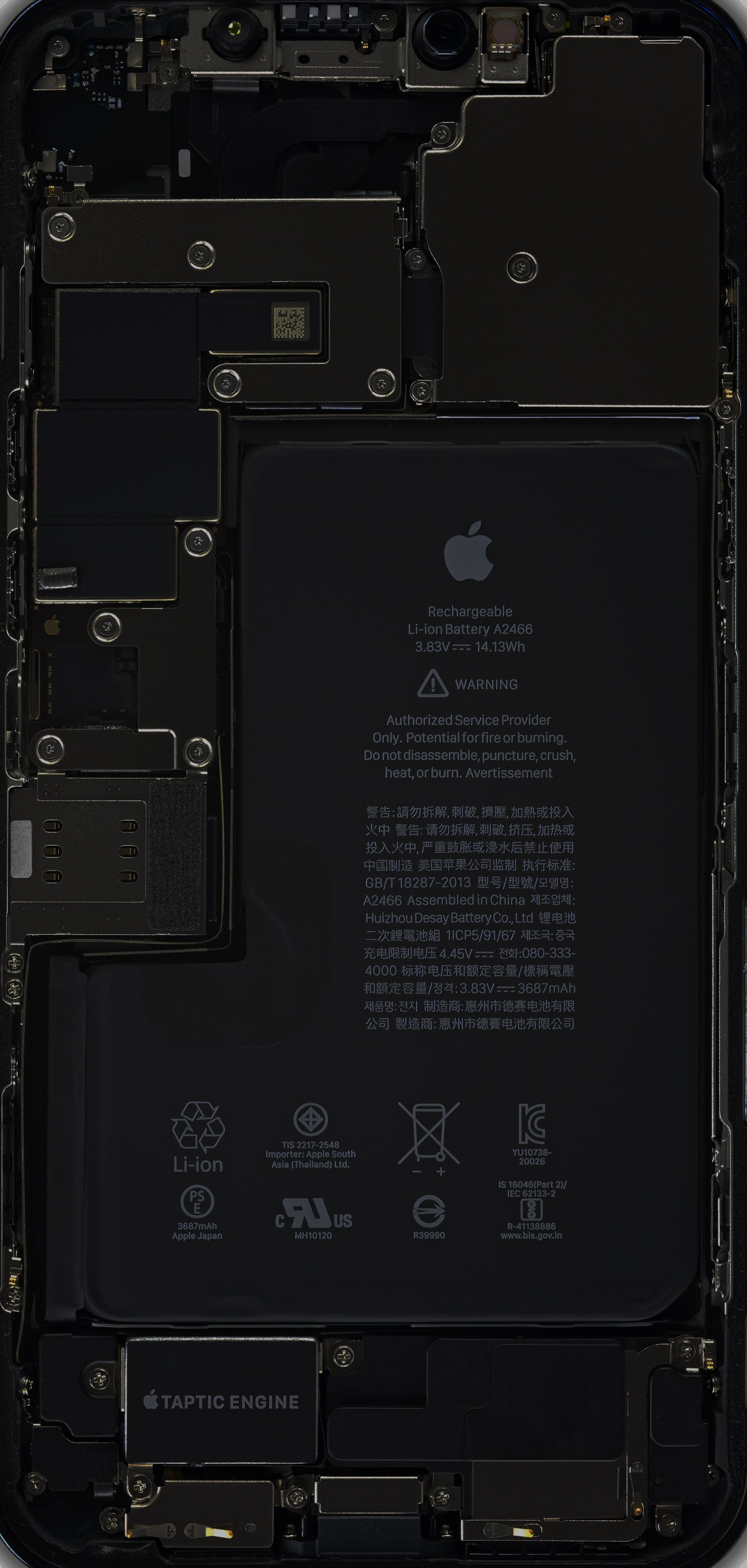 Iphone mini and pro max teardown wallpapers news