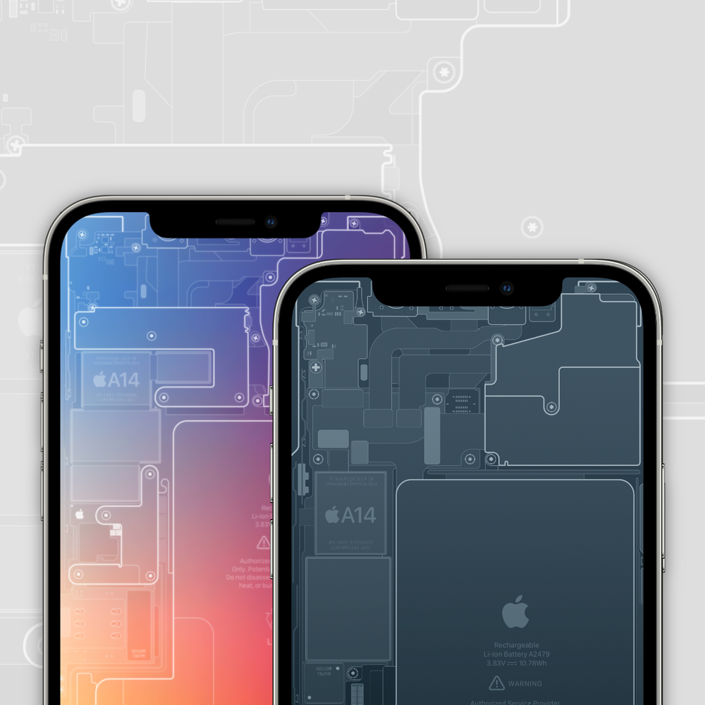 Iphone pro pro max schematic wallpapers â basic apple guy