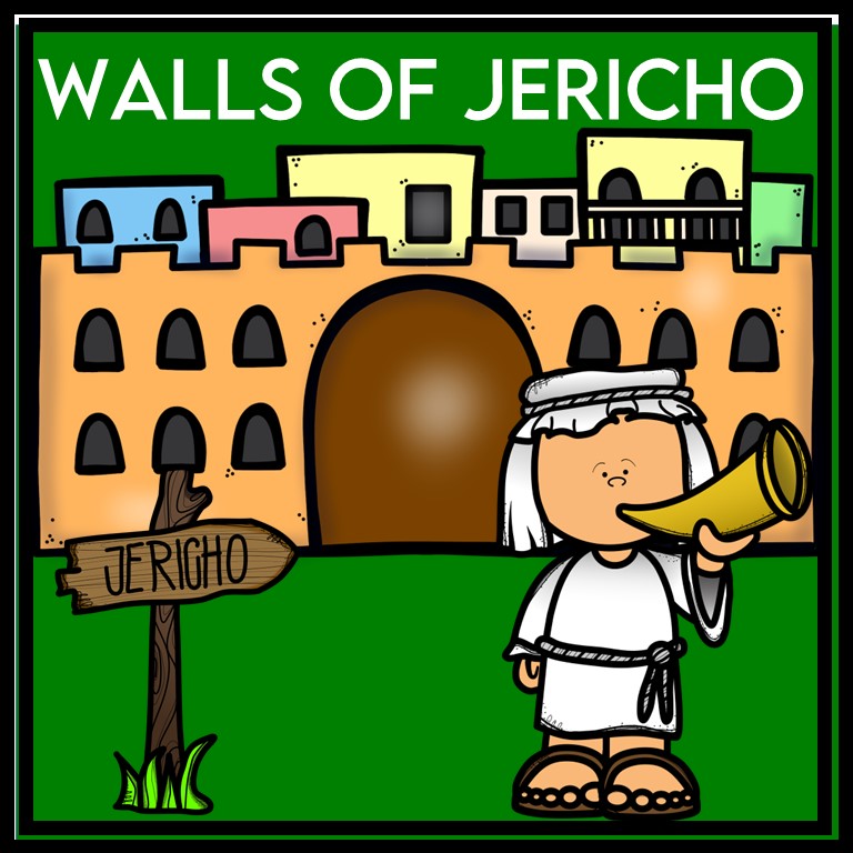 Walls of jericho coloring book made by teachers