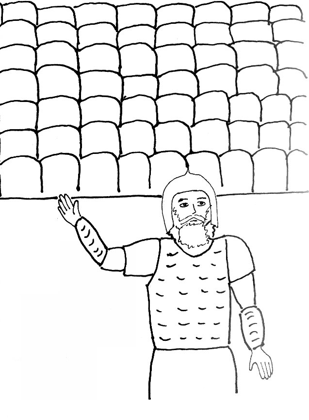 Bible story coloring page for joshua and the fall of jericho free bible stories for children