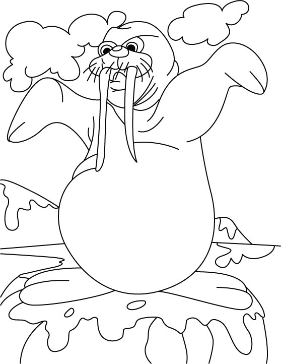 Demon walrus coloring pages download free demon walrus coloring pages for kids best coloring pages