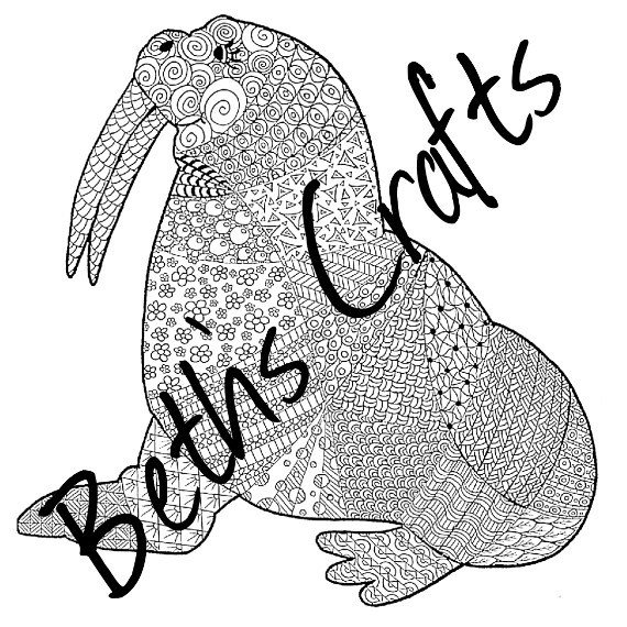 Walrus design adult colouring page doodle art pdfjpg zia zentangle