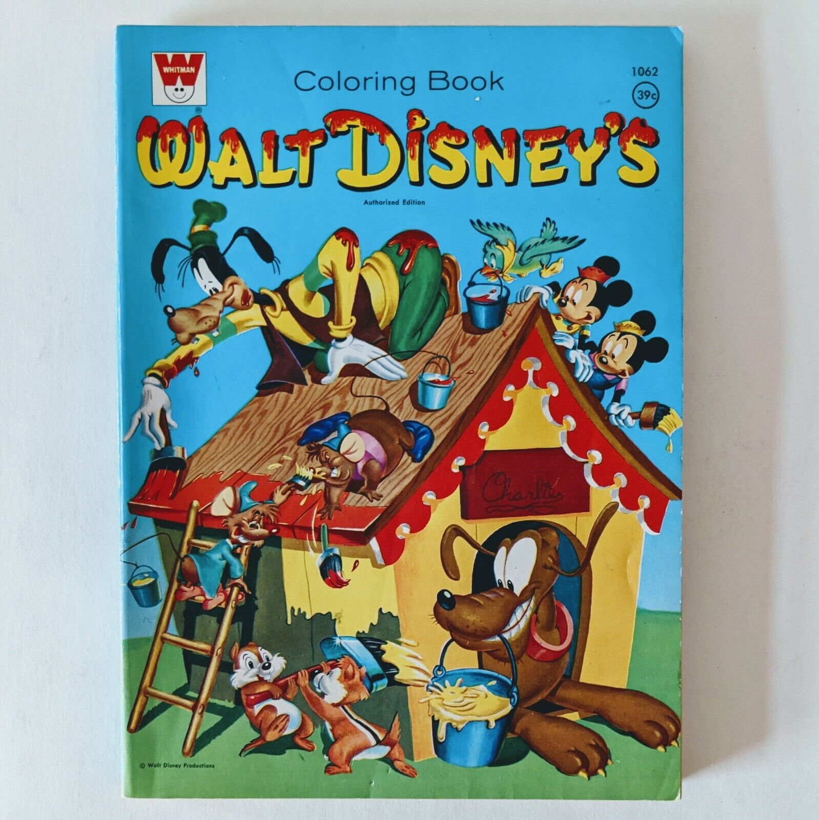 Vintage coloring book walt disneys from