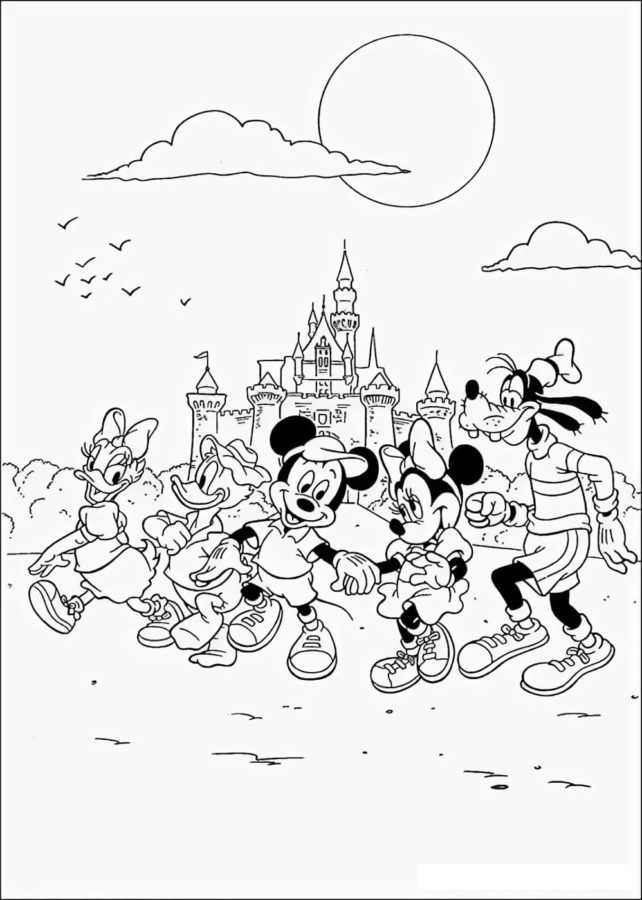 Disneyland coloring pages disney coloring pages coloring pages minnie mouse coloring pages