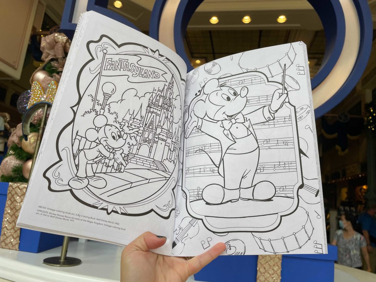 Photos new th anniversary coloring book available at walt disney world