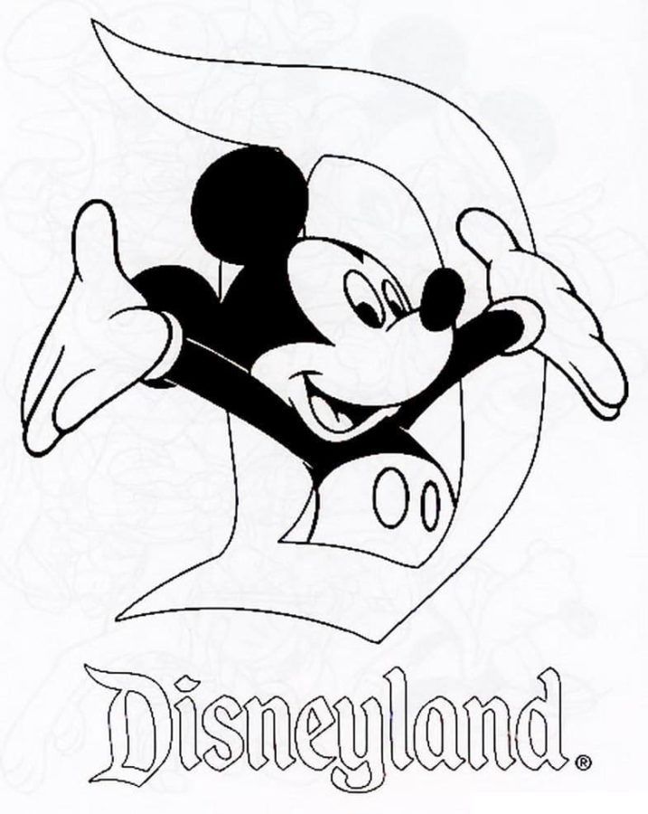 Disneyland coloring pages mickey coloring pages disney coloring pages colouring pages