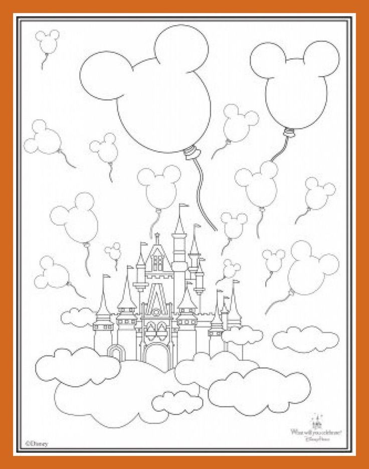 Castle coloring pages disney castle colorings beautiful sheets world princess colouring