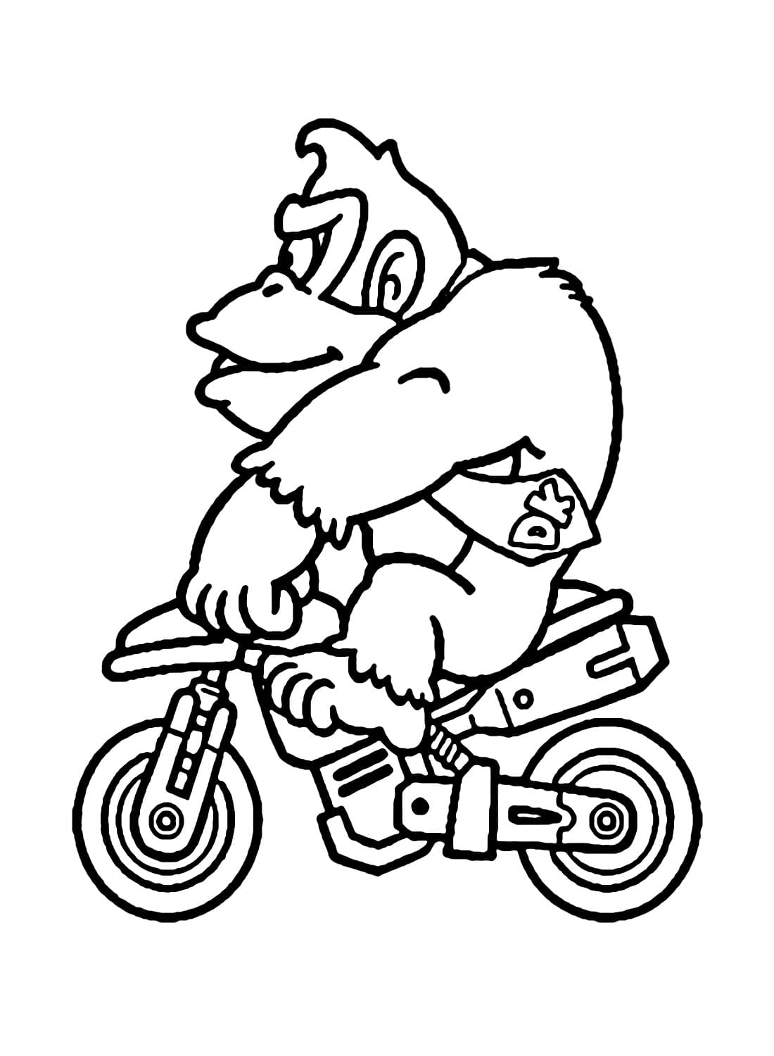 Mario kart coloring pages