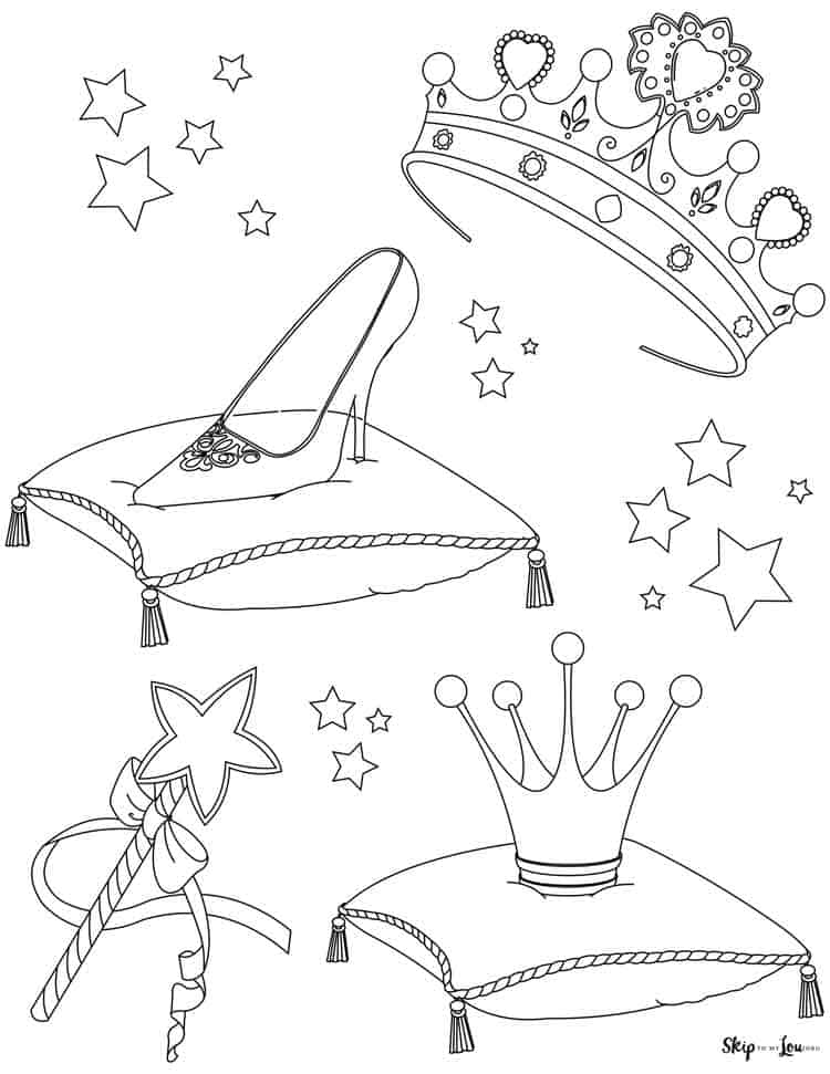 Princess coloring pages skip to my lou