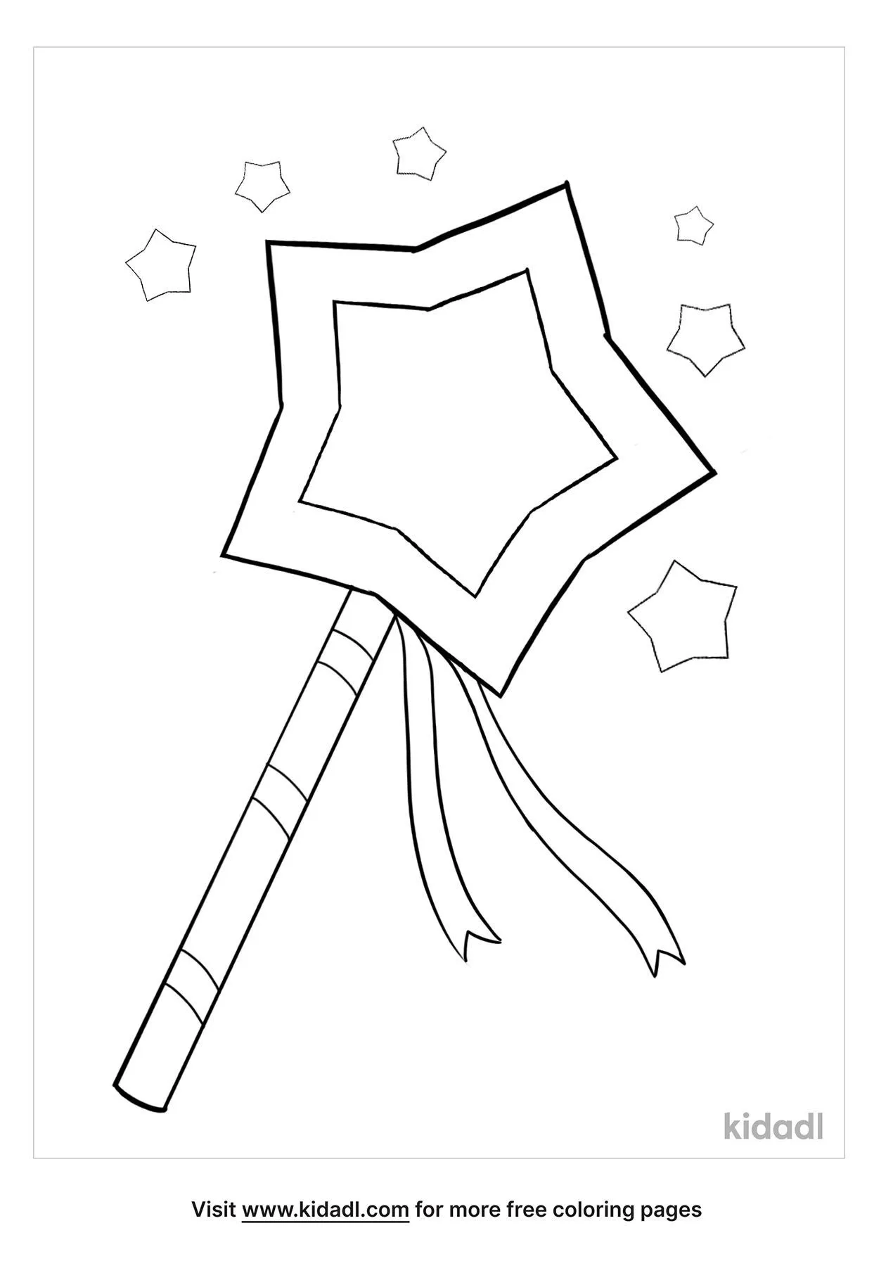 Free princess wand coloring page coloring page printables