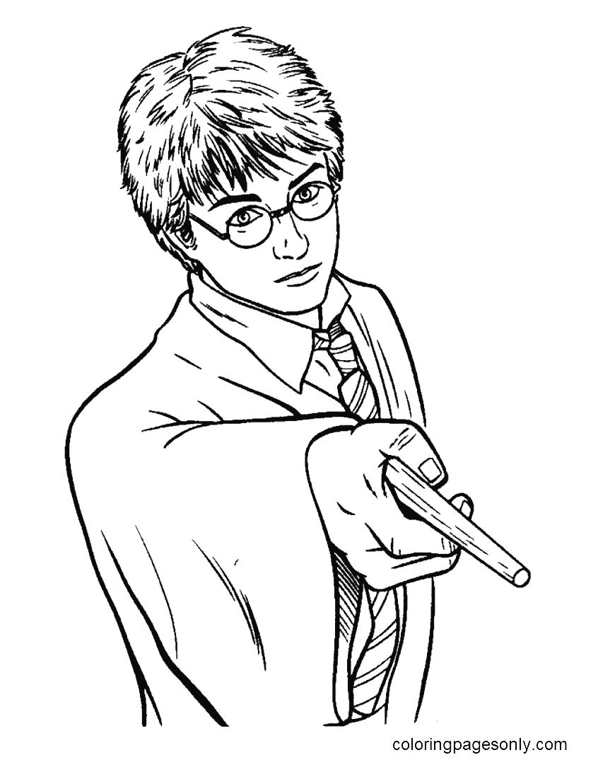 Harry potter coloring pages printable for free download