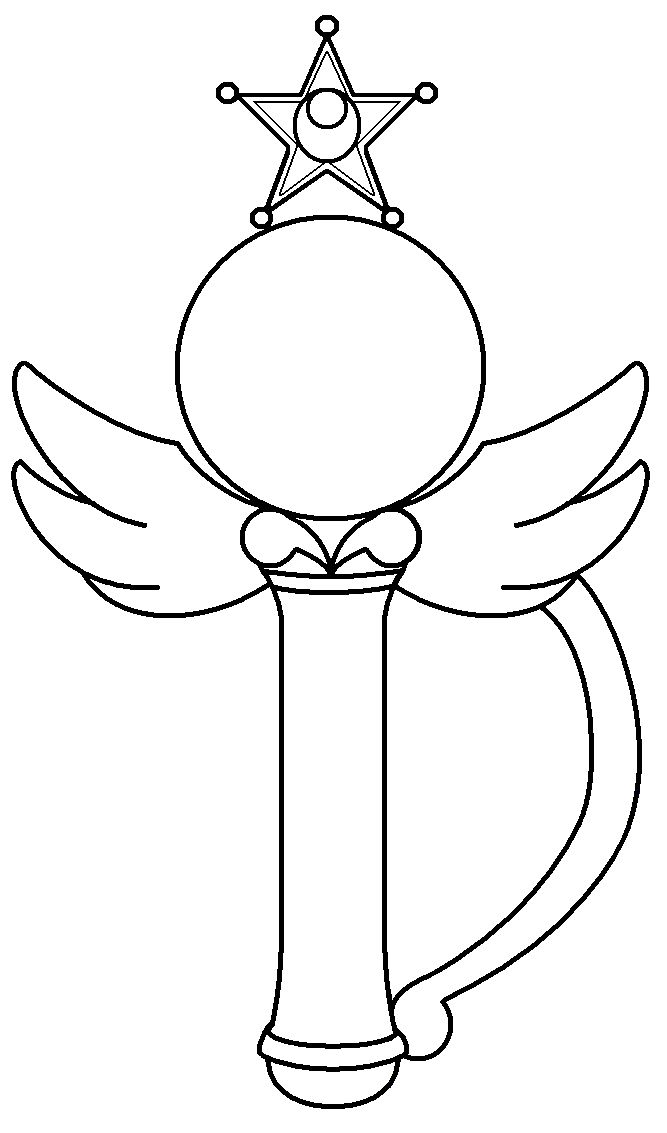 Crystal change wand base sailor moon coloring pages sailor moon wallpaper sailor moon crystal