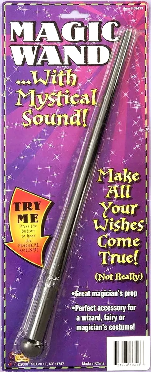 Mystical magic sound wand light up flash magician toy stick harry potter wizard