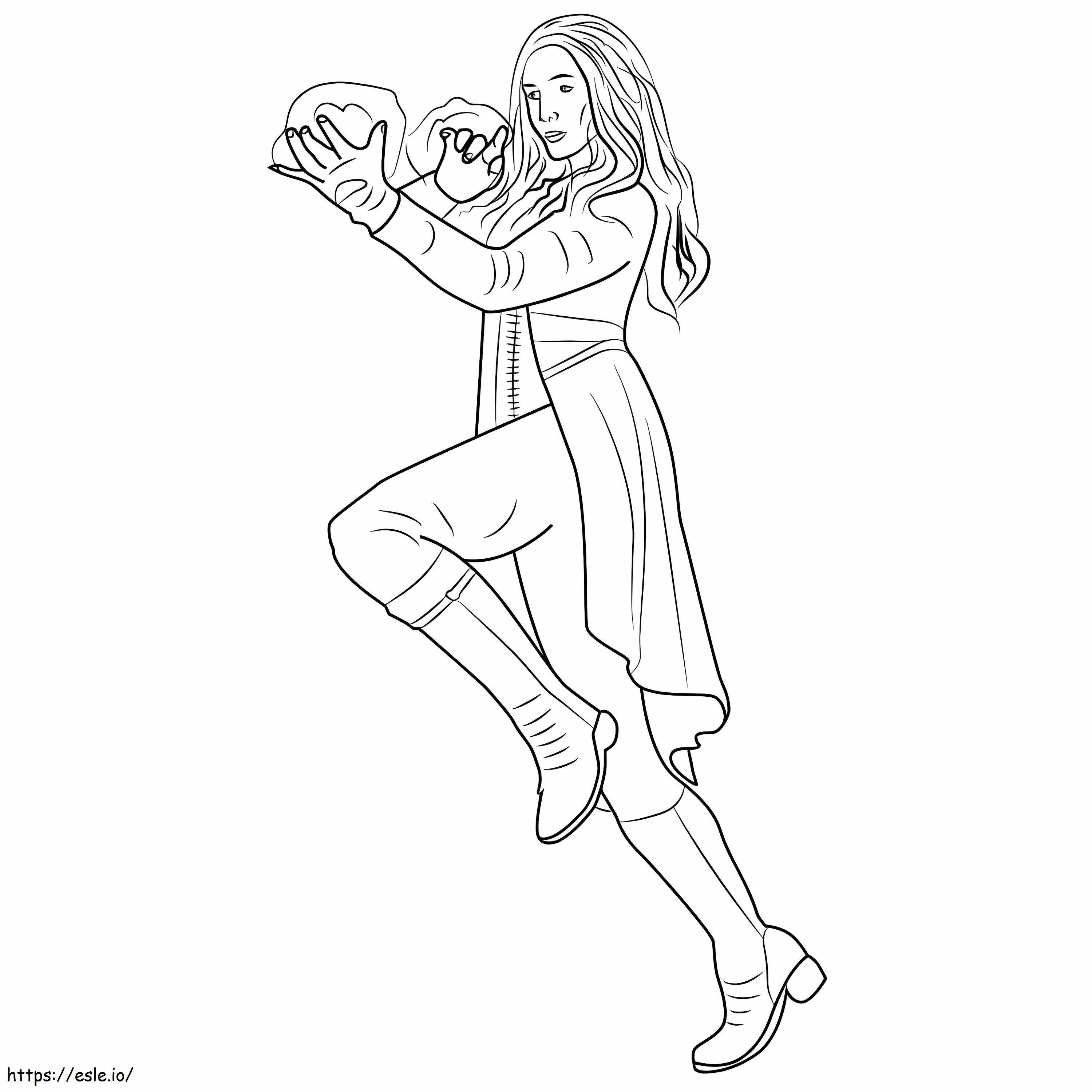 Wanda from wandavisn coloring page