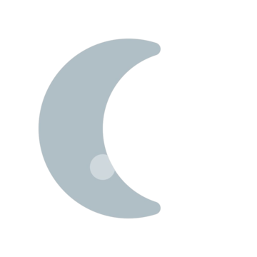 Crescent moon night vector art png images free download on