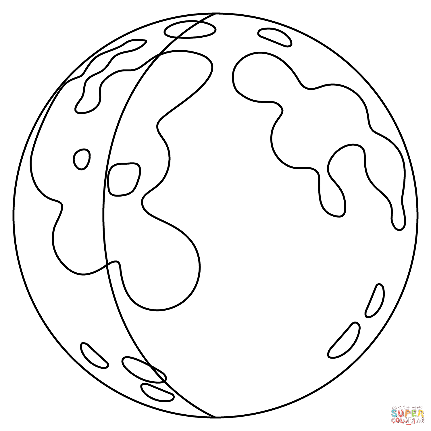 Waning crescent moon emoji coloring page free printable coloring pages