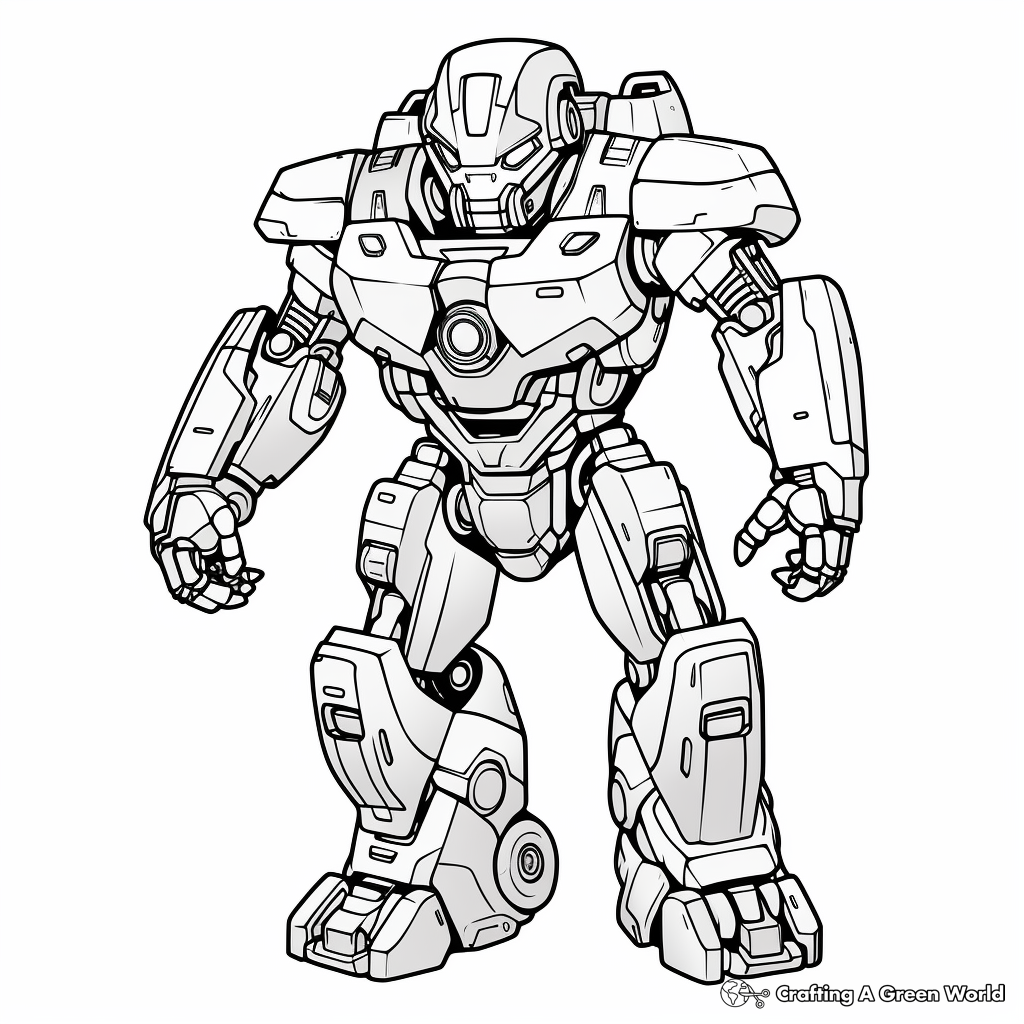 Iron man coloring pages