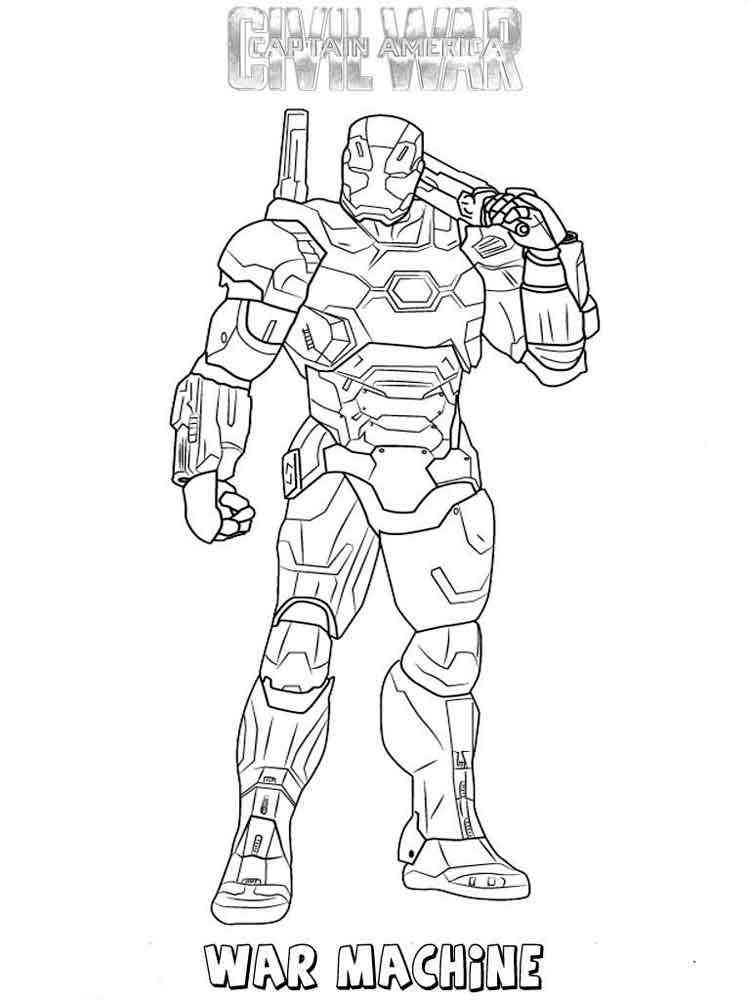 War machine coloring pages