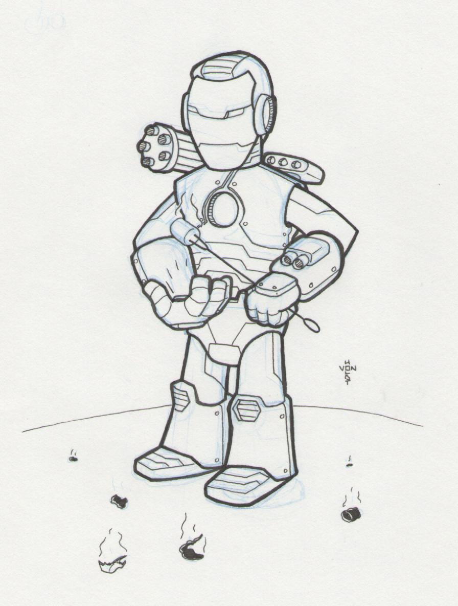 War machine doodle a day