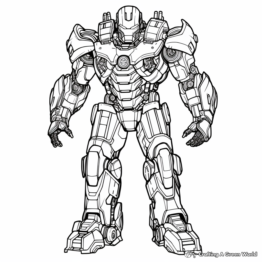 Iron man coloring pages