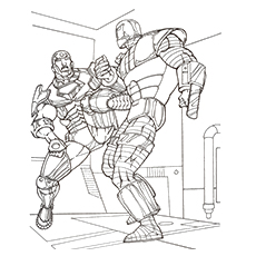 Top free printable iron man coloring pages online