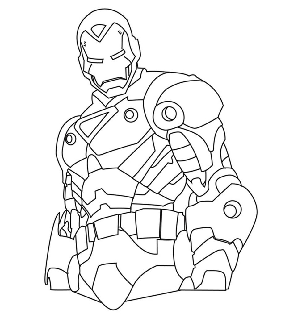 Top free printable iron man coloring pages online