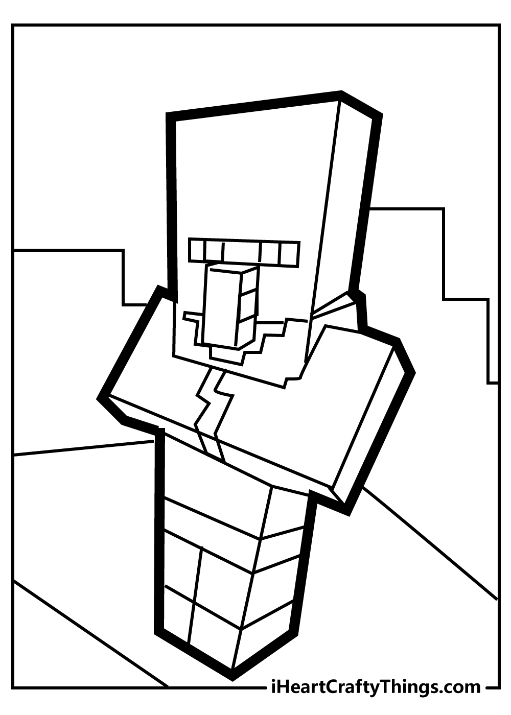 Minecraft coloring pages free printables