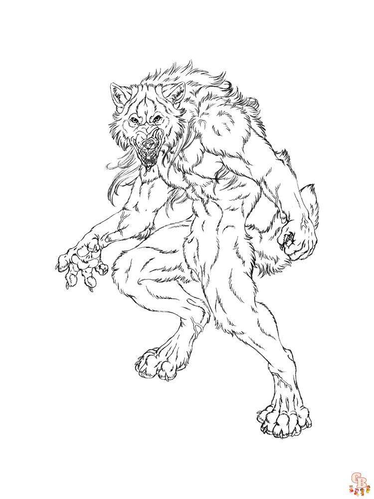 Printable wolf coloring pages free for kids and adults