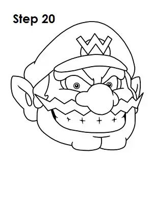 Coolest wario coloring pages