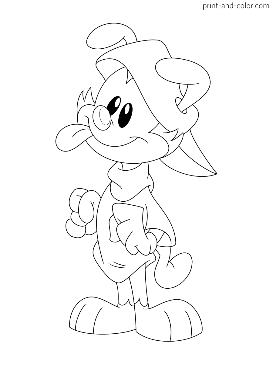 Animaniacs coloring pages print and color