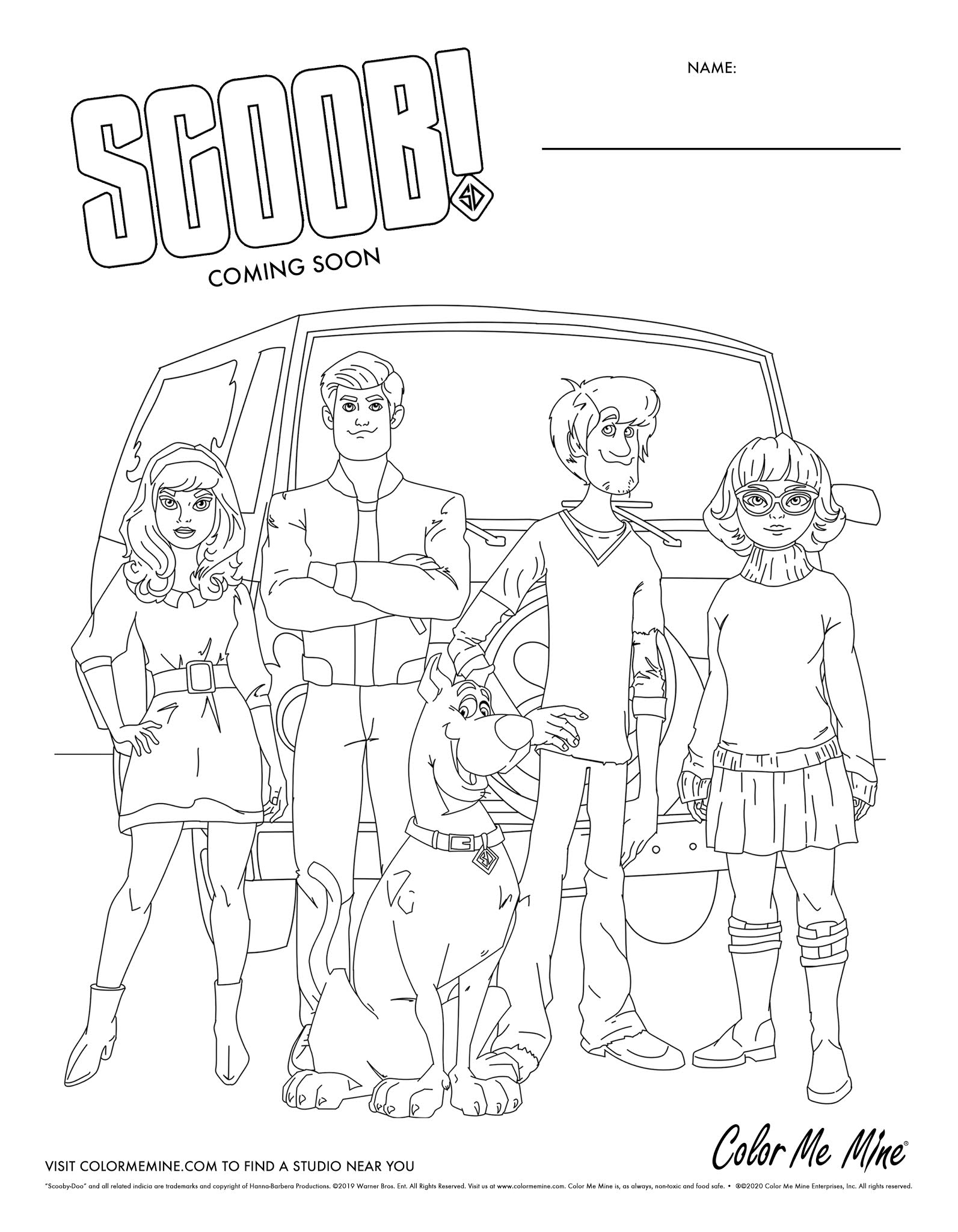 Free scoob coloring sheets