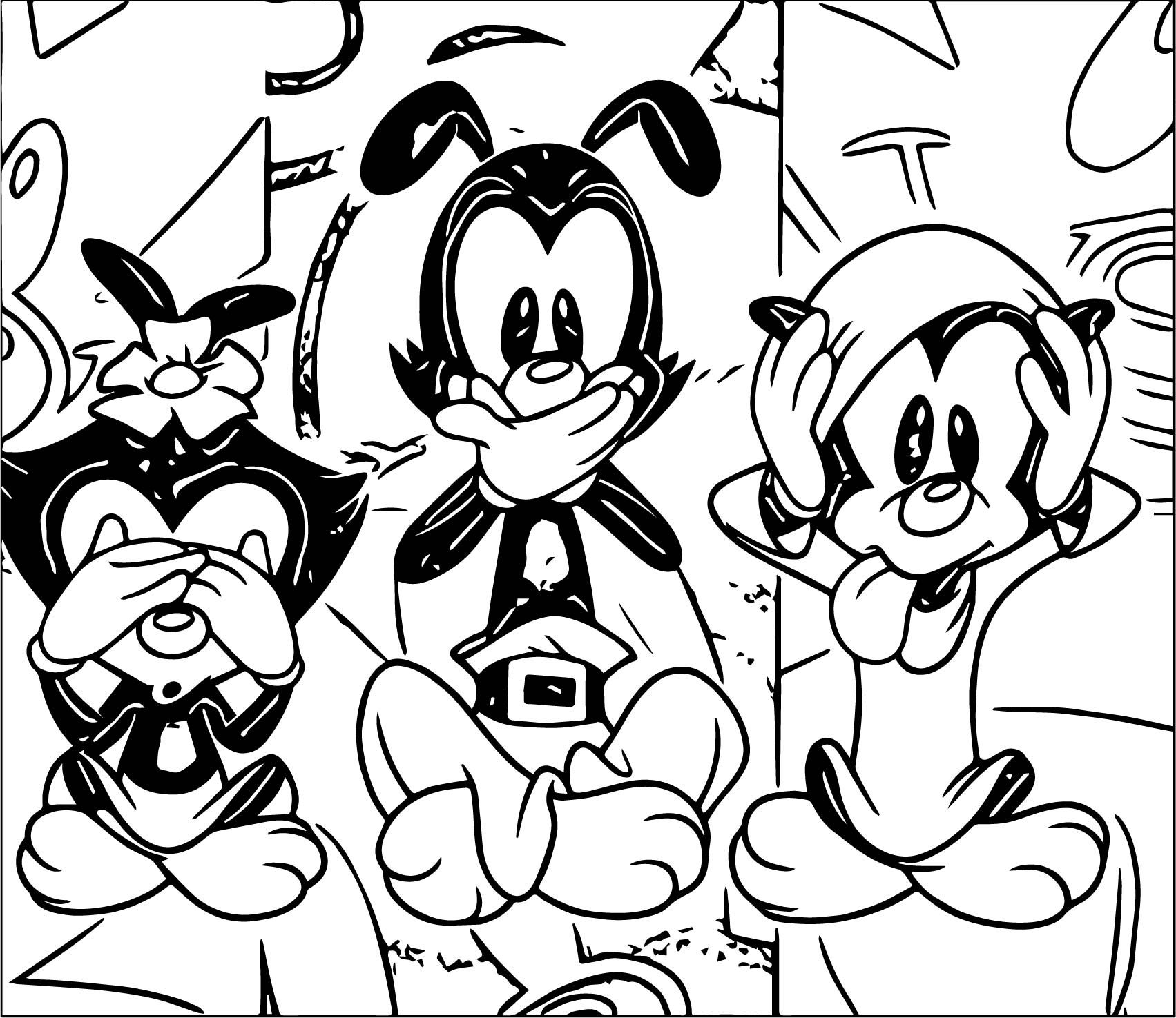 Animaniacs coloring pages