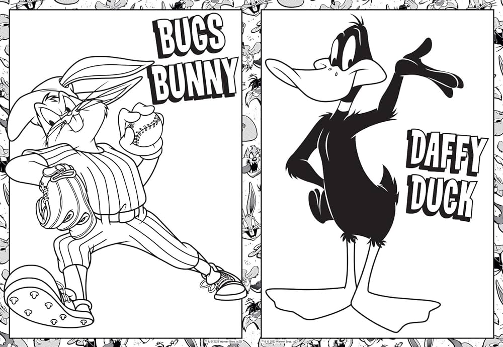 Looney tunes ultimate colouring book warner bros unknown author books