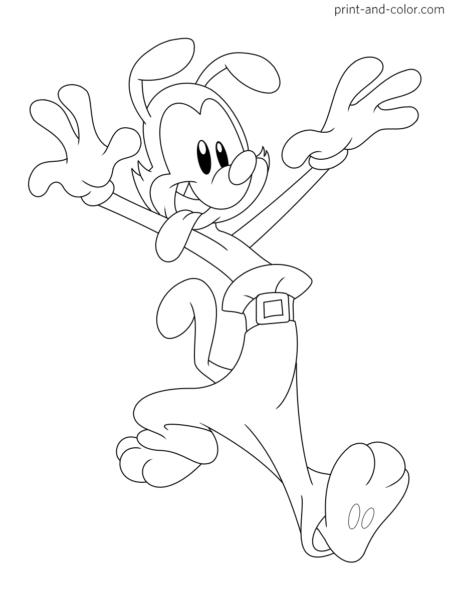 Animaniacs coloring pages print and color