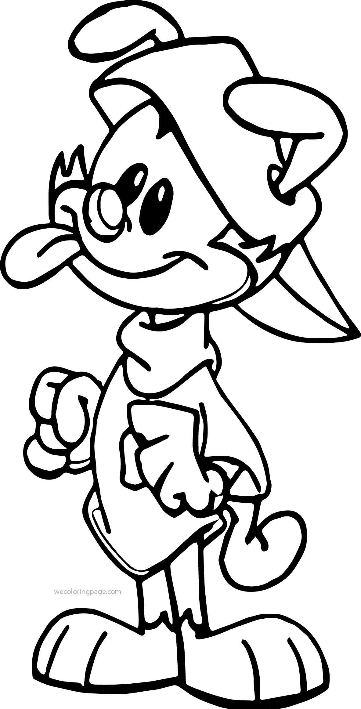 Wakko warner brothers from animaniacs coloring page