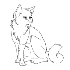 Top free printable warrior cats coloring pages online