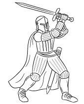 Top warriors coloring pages to print