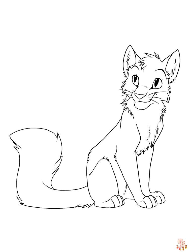 Anime animals coloring pages