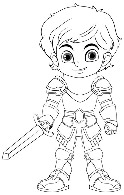 Warrior coloring page images