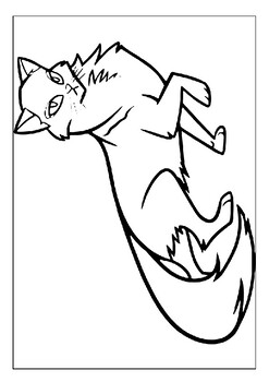 Educational coloring with warrior cats coloring pages tribes and breeds