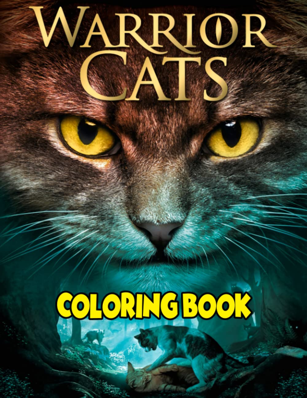 Warrior coloring book high quality coloring pages for kids adults to color relax and have fun great gift for cats lovers by daniel moore