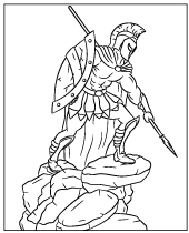 Top warriors coloring pages to print