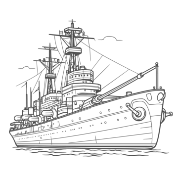 Battleship drawing png transparent images free download vector files