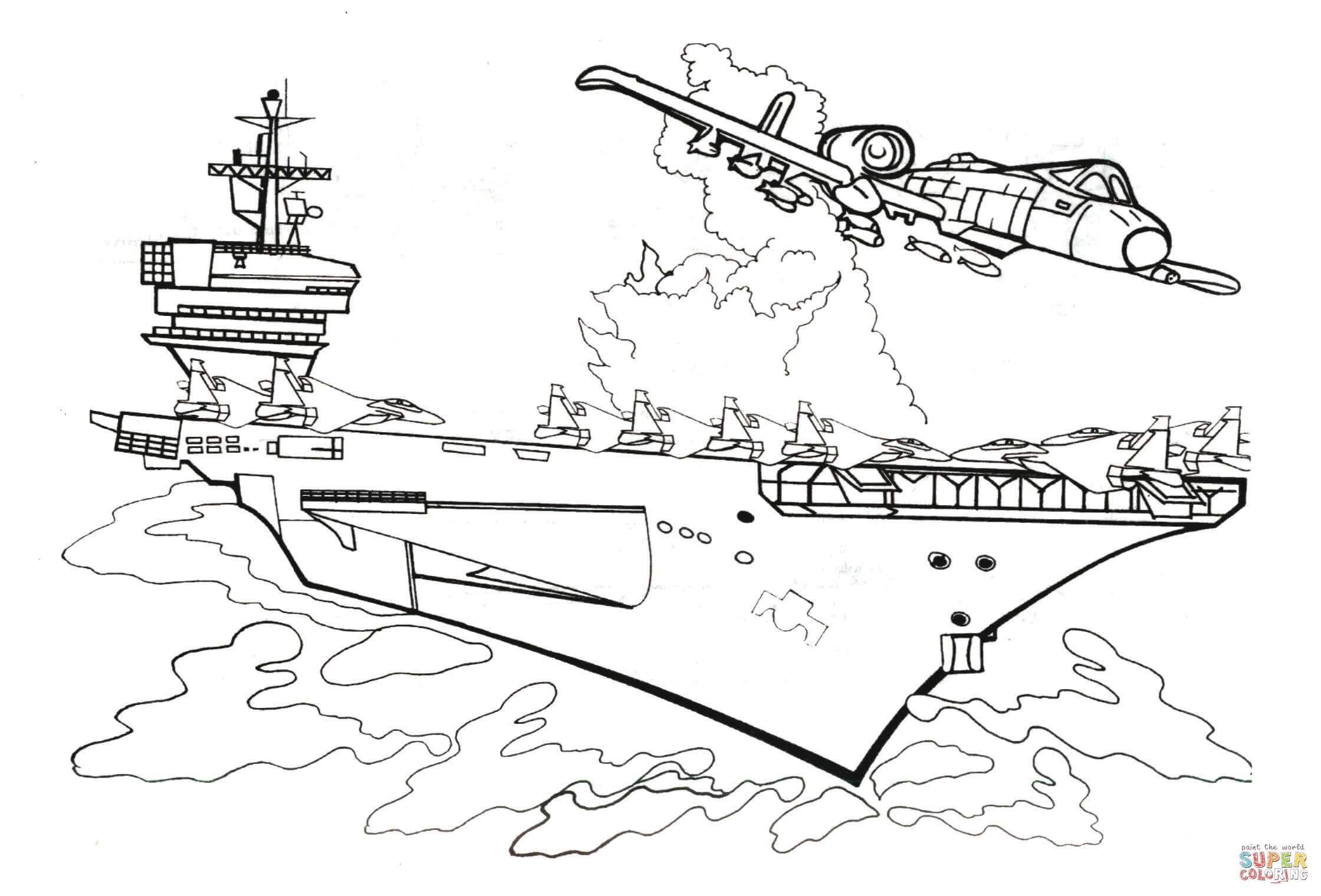 Battleship crashed coloring page free printable coloring pages